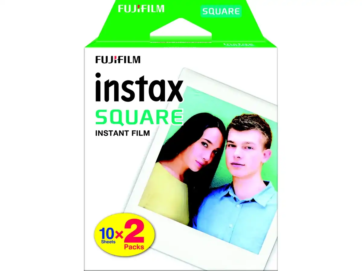 Recharge pour Instax Square (Pack de 2) : Prévoyez des réserves de