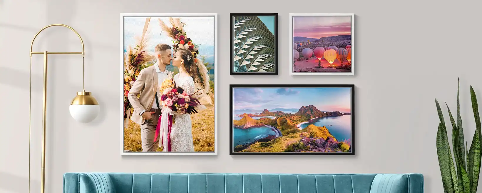 Photo montée sur toile, 40x60 cm, dans une caisse américaine