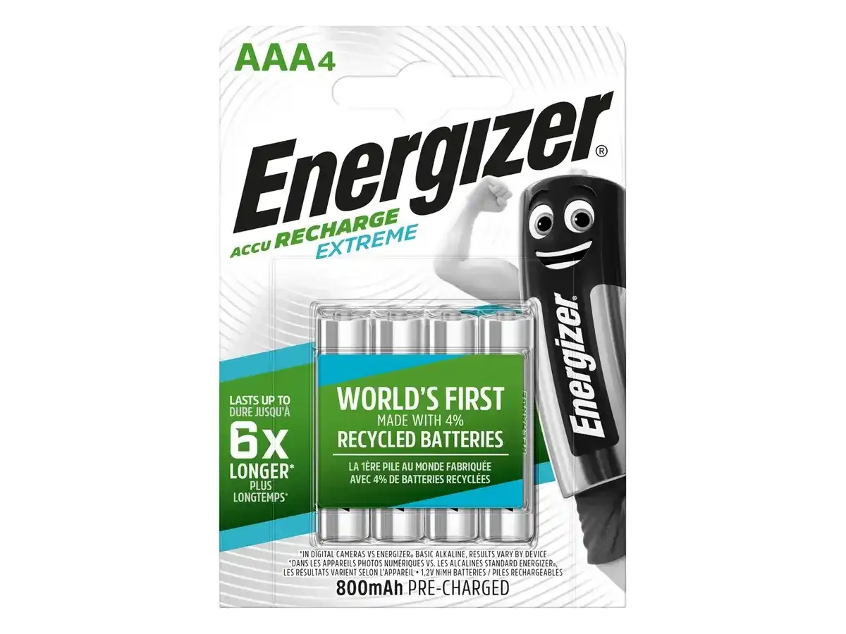 Energizer Accu Recharge Extreme AAA 800mAh (2x)