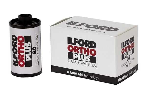 Ilford Ortho Plus 80 135 36 Film orthochromatique noir et blanc