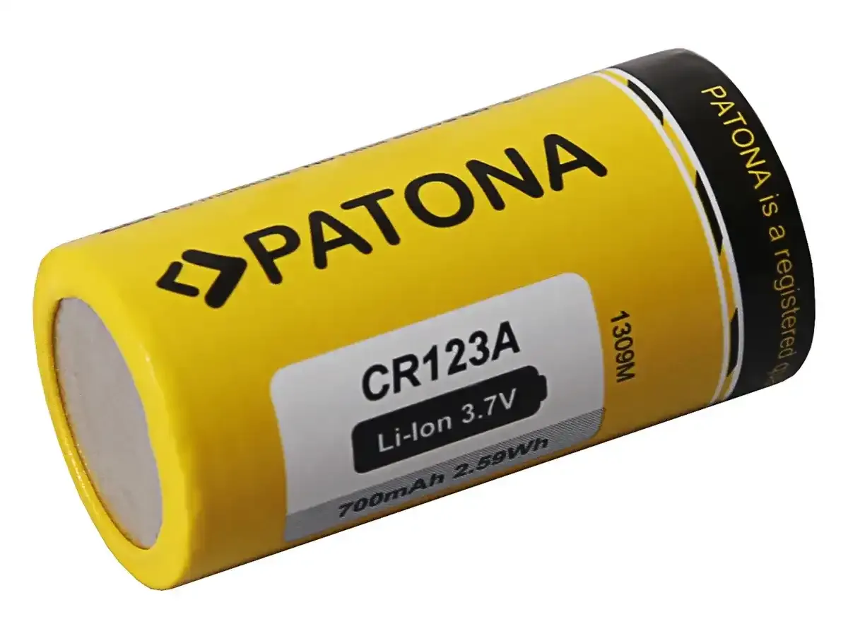 Batterie Li-Ion CR123A rechargeable