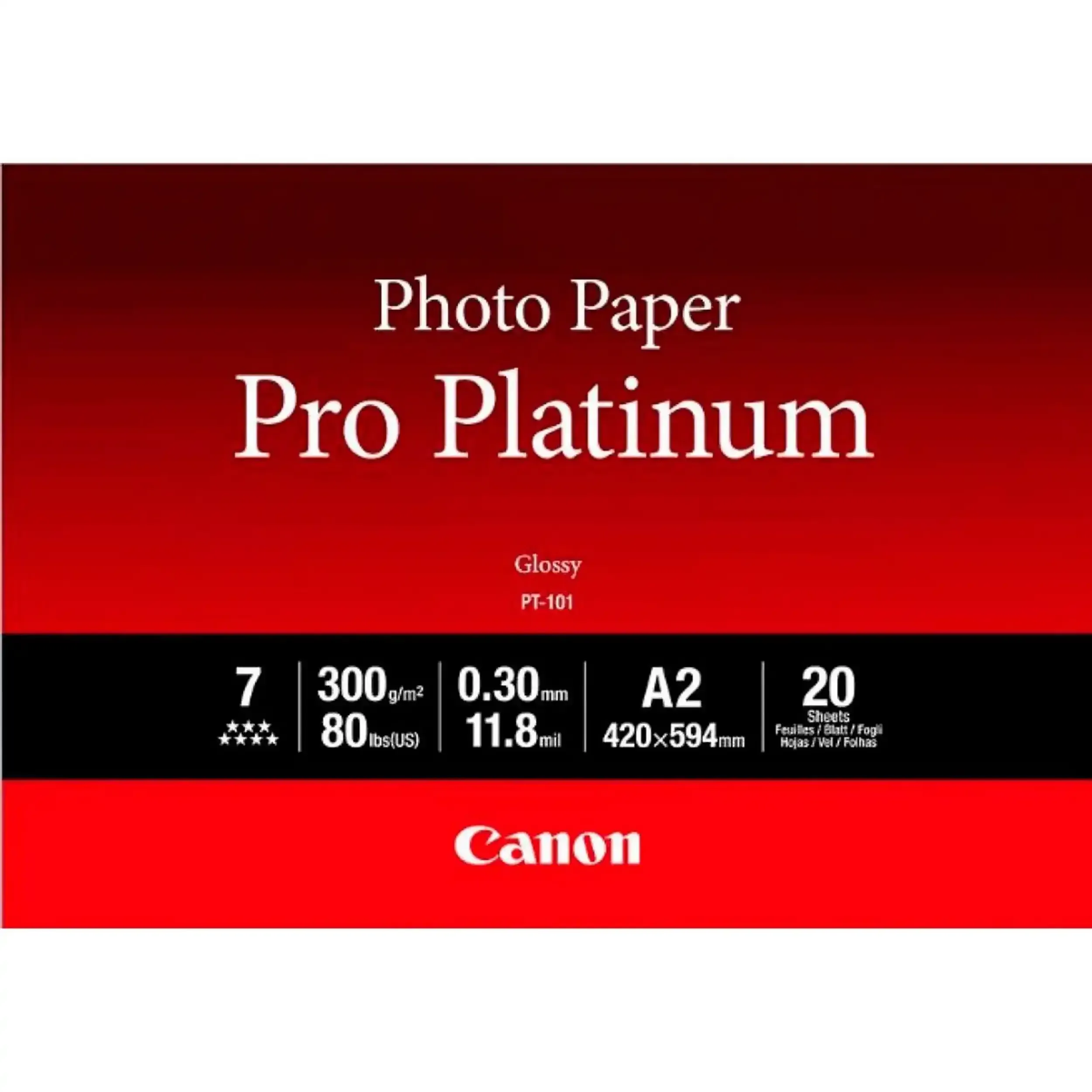 Canon PT-101 A2 Photo Paper Pro Platinum