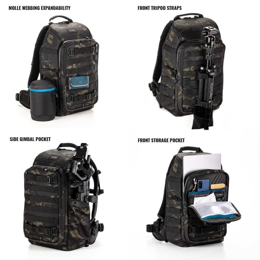 Sac à dos Tenba 20L Multicam pour matériel photo et drone