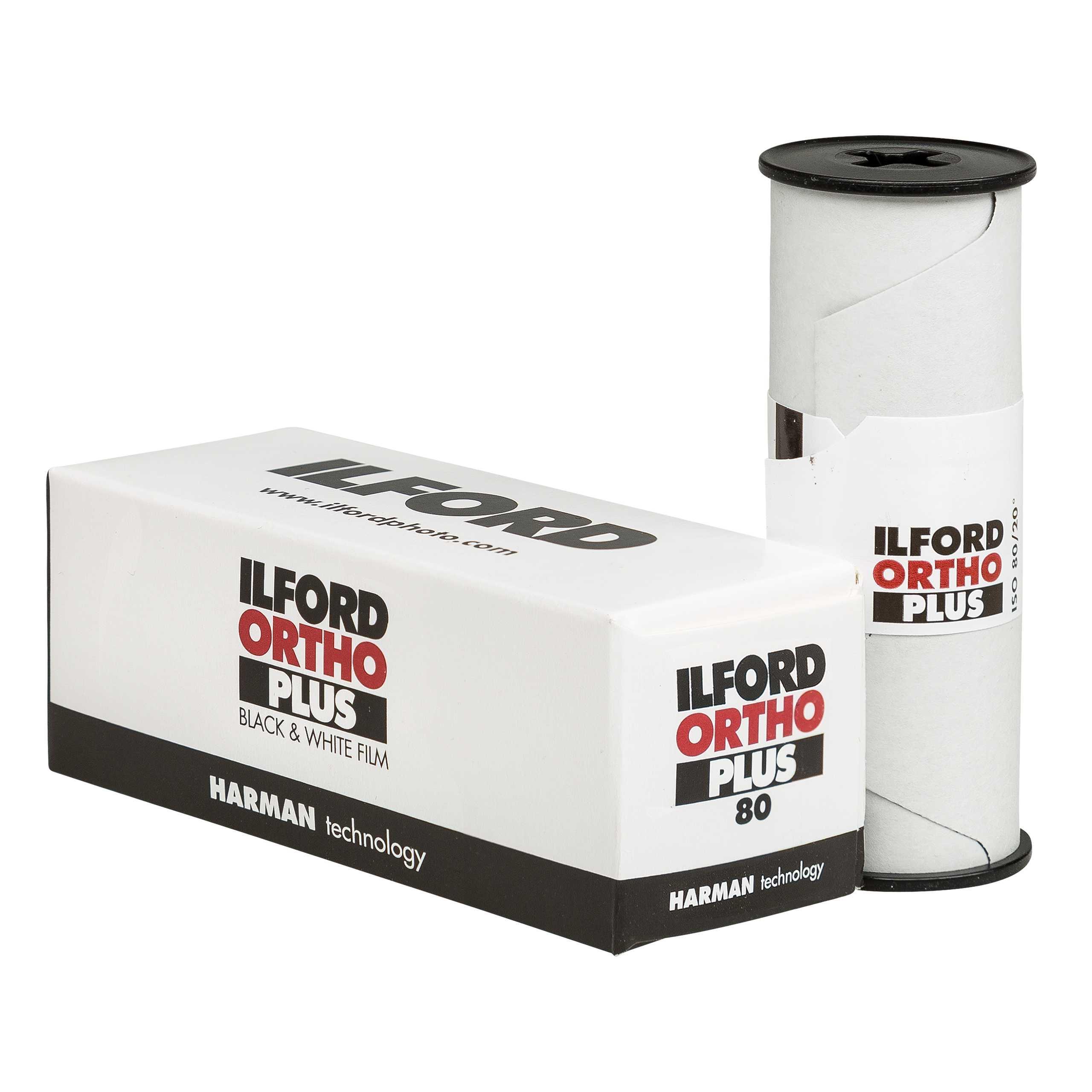 Ilford Ortho Plus 80 120 Film 120 orthochromatique noir et blanc