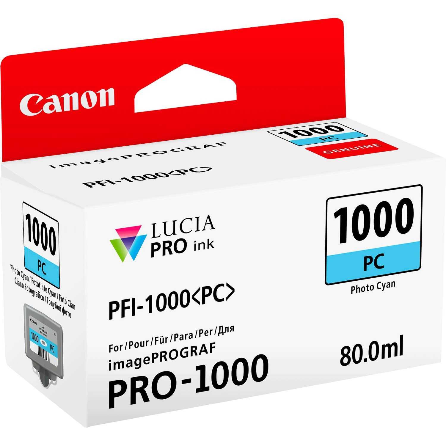 Canon Ink PFI-1000PC Photo Cyan