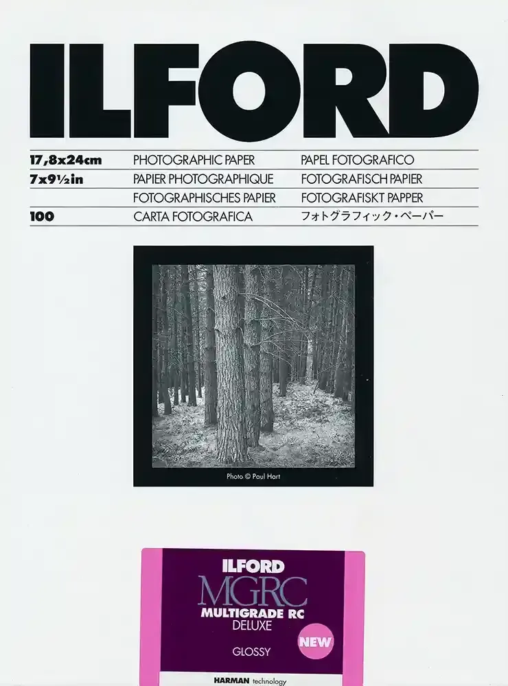 Ilford Multigrade RC Deluxe glossy 17.8x24cm 100 feuilles 