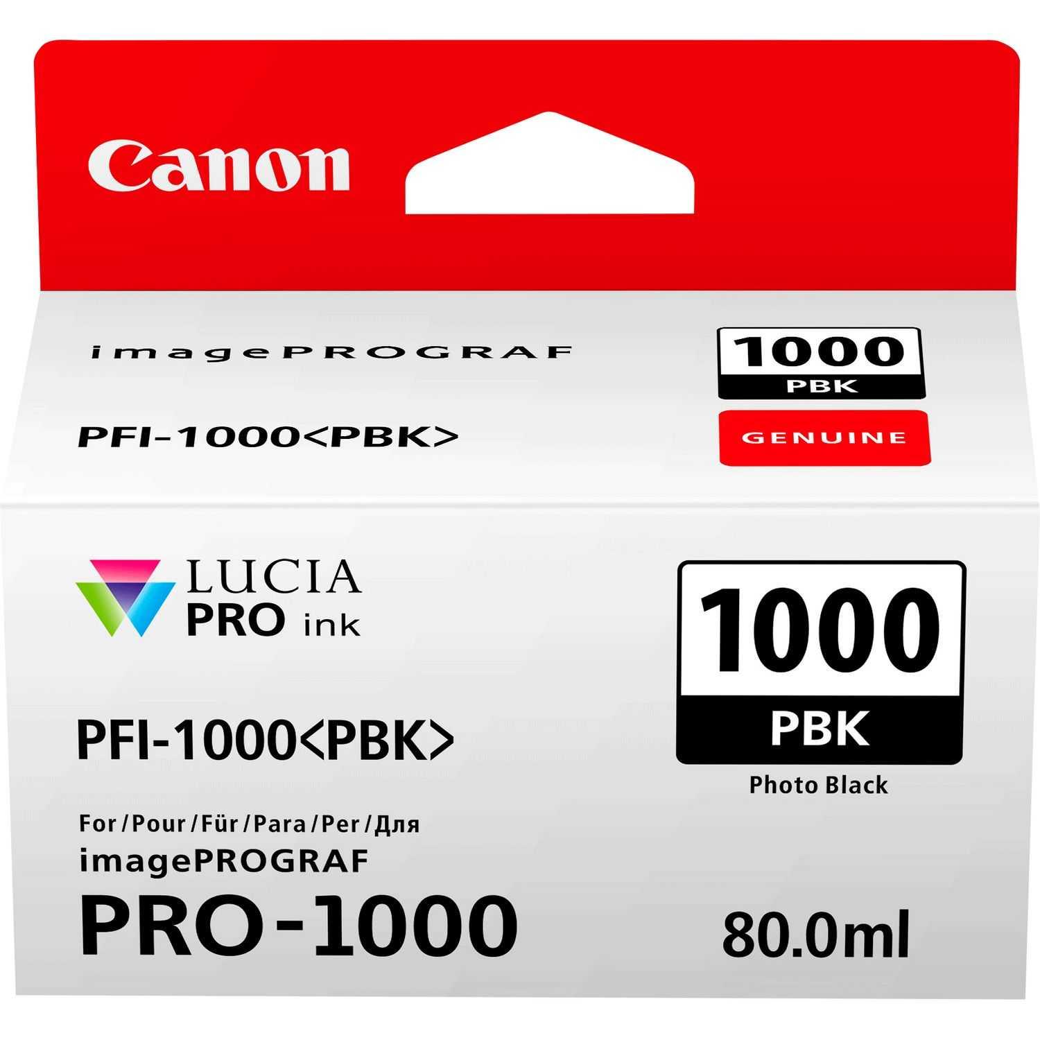 Canon Ink PFI-1000PBK Photo Black