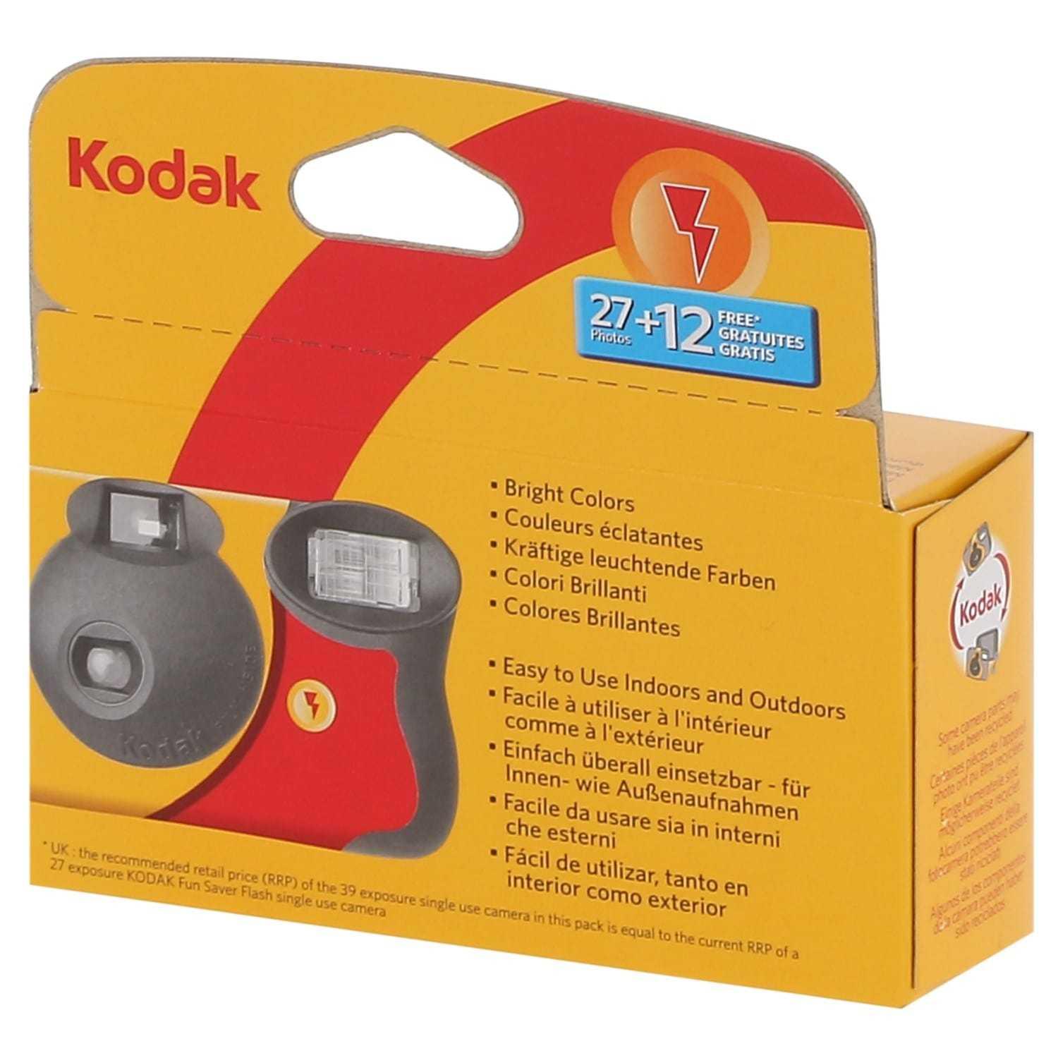 Kodak - Appareil photo jetable Kodak Fun Saver Flash 27poses