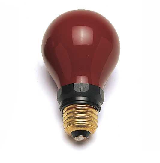 Ampoule inactinique pour labo photo : Lumière rouge pour chambre noire