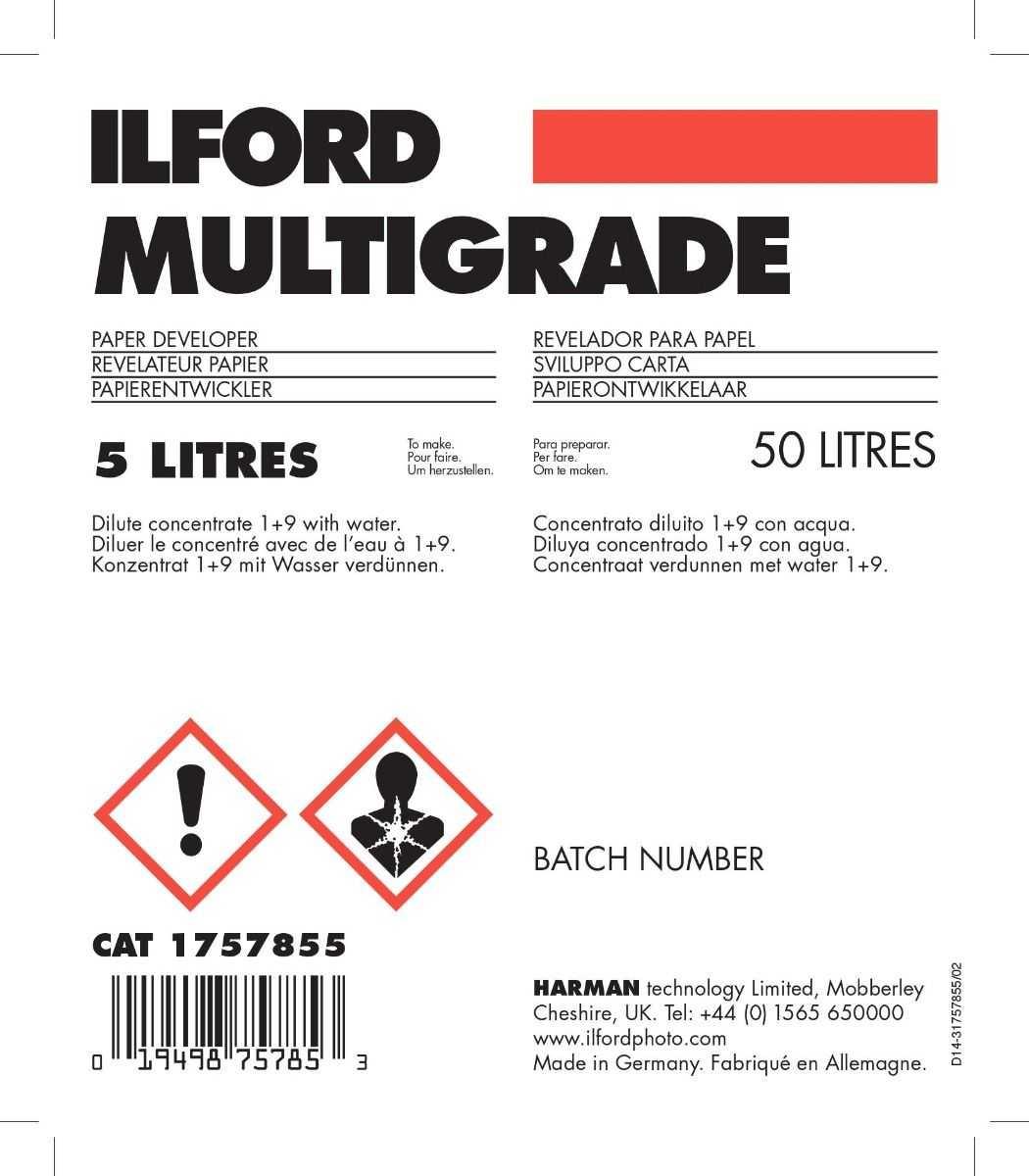 Ilford Multigrade Dev, 5l