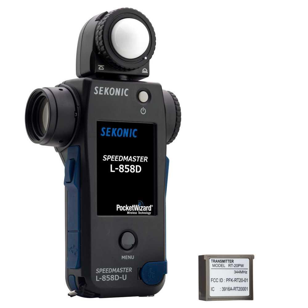 Spectromètre Sekonic Speedmaster L-858D-U avec émetteur PocketWizard